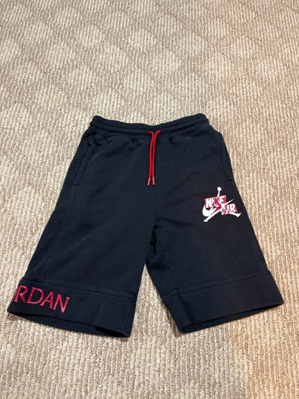 Jordan Boy's Jump Man Fleece Shorts Classic Color Block Youth Large